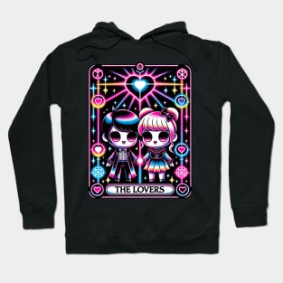 The Lovers Tarot Card Kawaii Cute Pastel Goth Hoodie